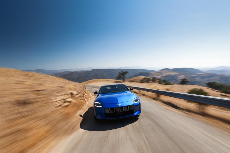 2023 Nissan Z front driving shot