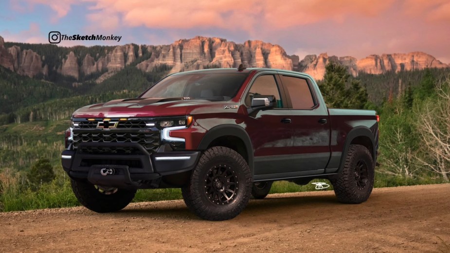 2023 Chevy Silverado ZR2 Bison rendering