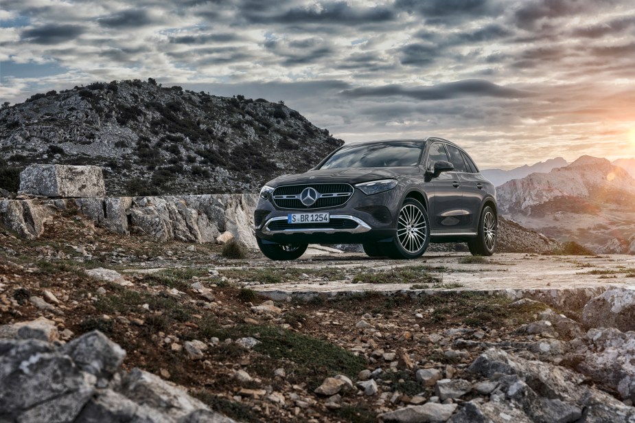 The 2023 Mercedes GLC off road