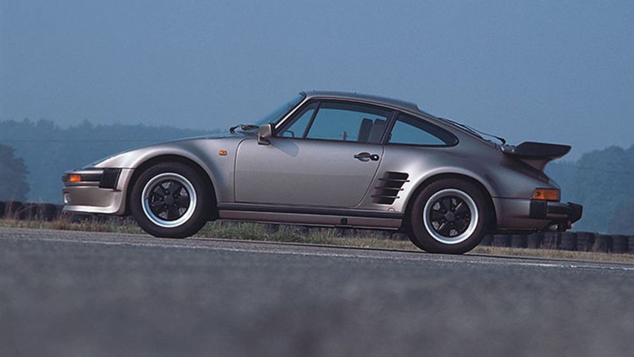 Porsche 930 Turbo Flat Nose Slant Nose Flachbau like the one Michael Jordan has