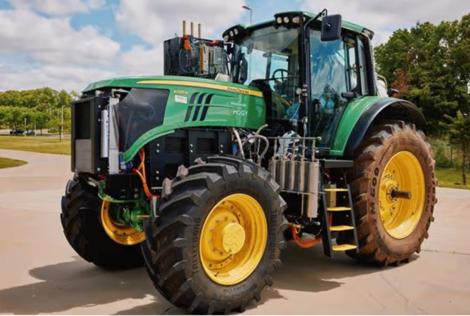 A custom Ammonia-powered John Deere 