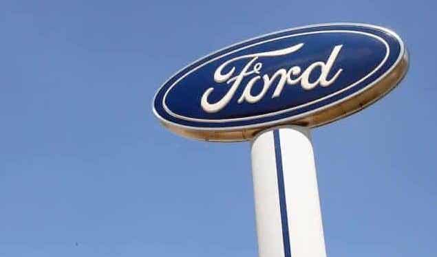 Ford dealer sign