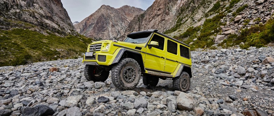 Mercedes-Benz G-Class in yellow