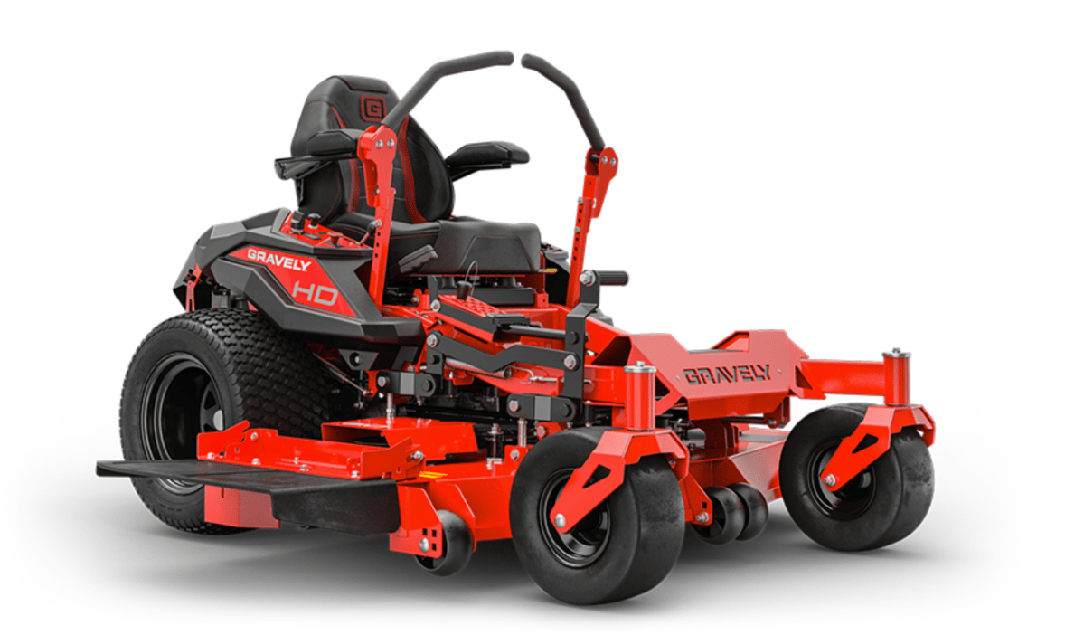 The Gravely ZT HD 48 991152 Zero-Turn lawn Mower on a white background 