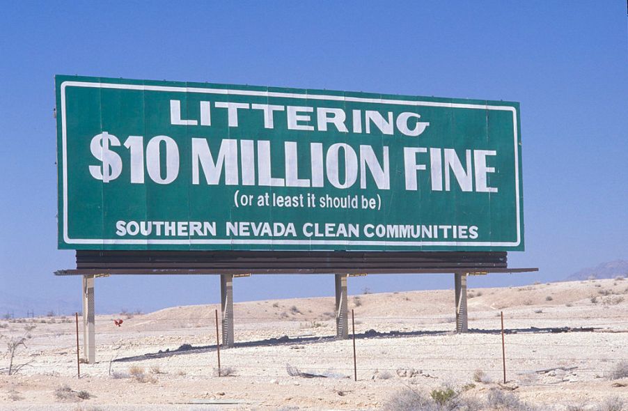 Highway littering