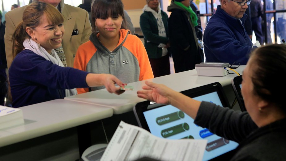 People at the DMV, where you can transfer a car title. 