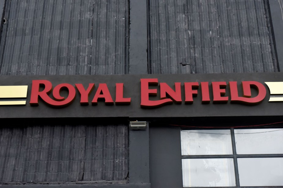 A Royal Enfield building. 