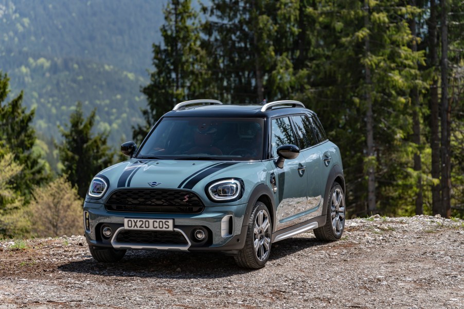 2022 Mini Countryman in the dirt