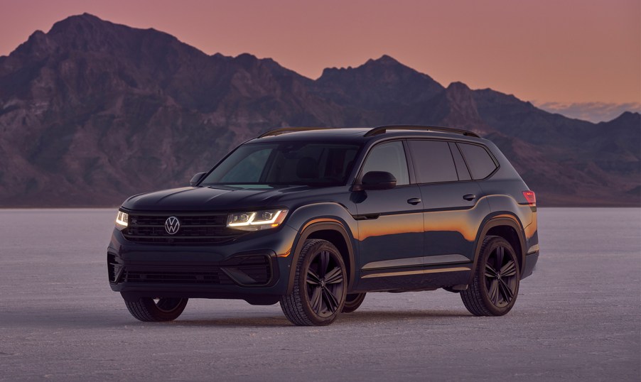 The 2022 Volkswagen Atlas midsize three-row SUV is the biggest Volkswagen SUV in the lineup.