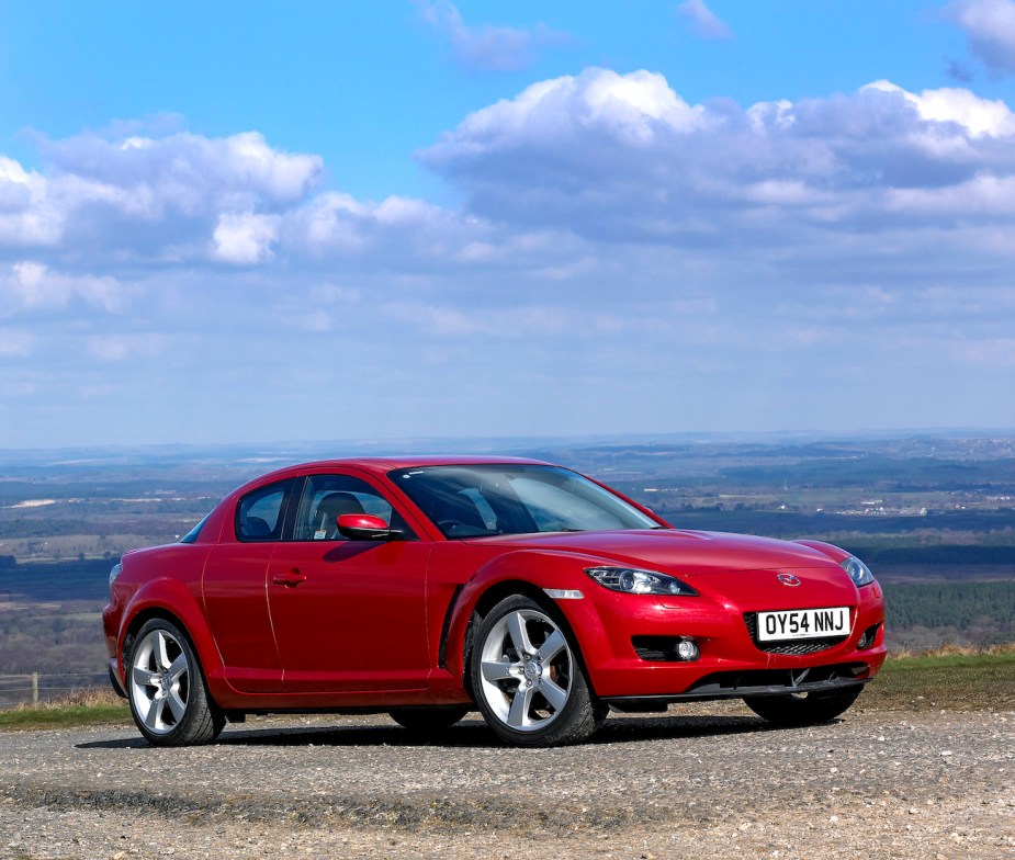 2004 Mazda RX-8 in red