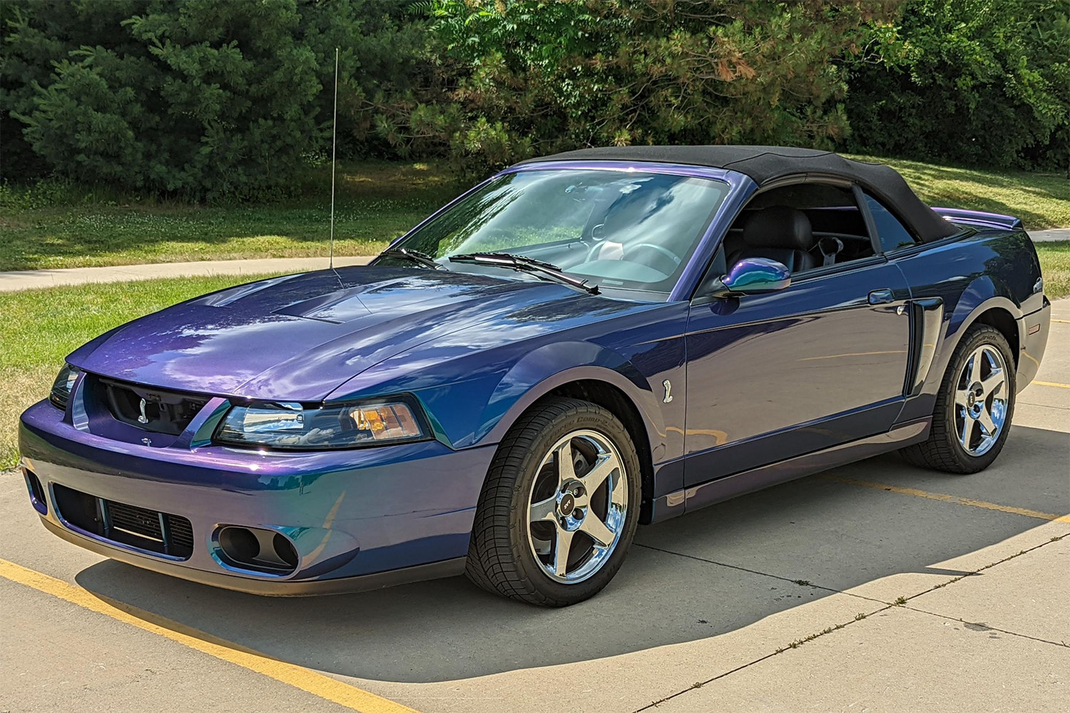 2004 Mustang Cobra Terminator Convertible with rare and expensive Mystichrome paint job