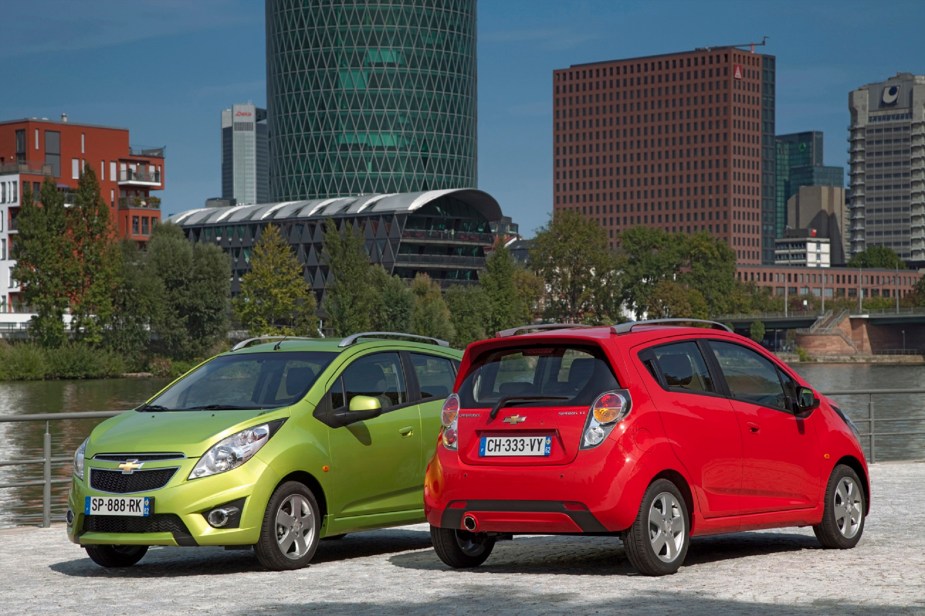 The Chevrolet Spark, like the Nissan Versa, is a good cheap car choice to combat the likely recession.