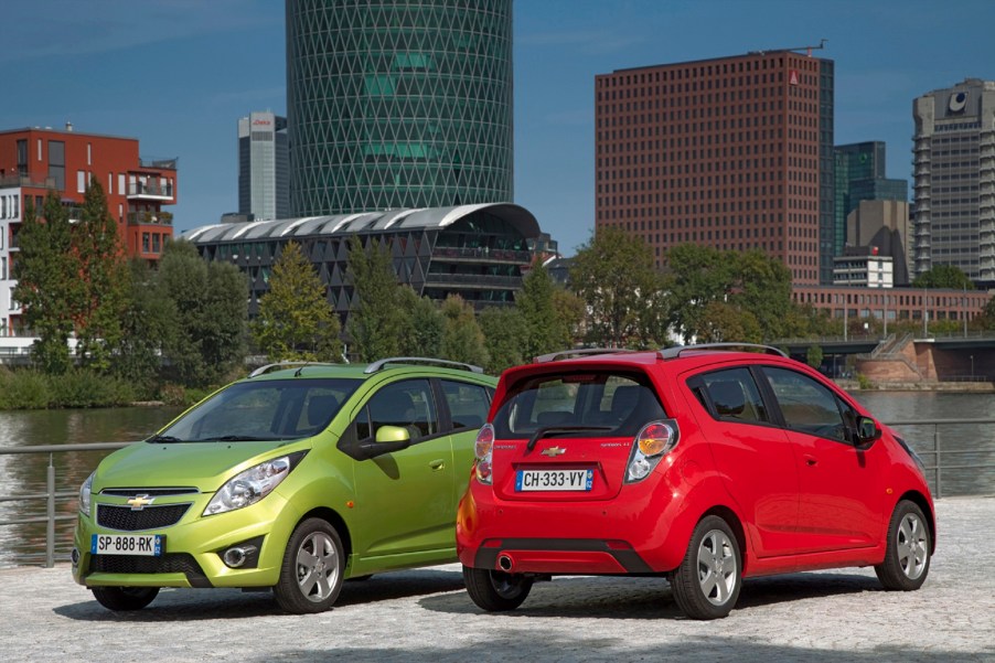 The Chevrolet Spark, like the Nissan Versa, is a good cheap car choice to combat the likely recession.