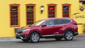 2022 Honda CRV in red