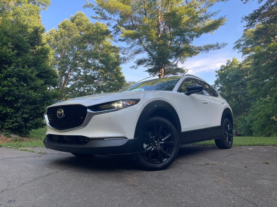 2022 Mazda CX-30 parked near trees 