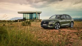 2023 Audi Q5 in green in a field