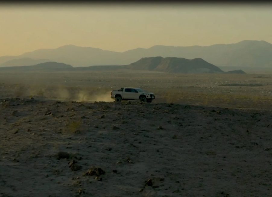 2023 Chevy Colorado in the desert