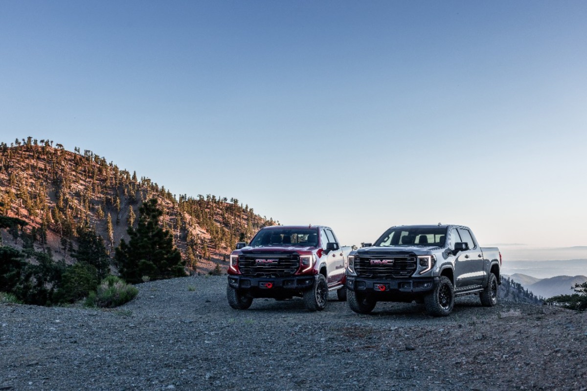 2023 AT4X and AT4X AEV Edition next to each other. 