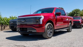 A Ford All-American pickup truck.