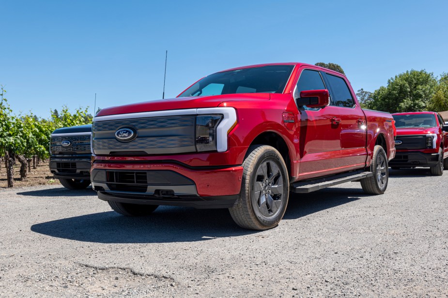 A Ford All-American pickup truck. 