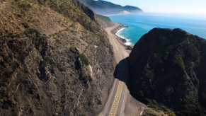 The best road trips for electric vehicles include the Pacific Coast highway