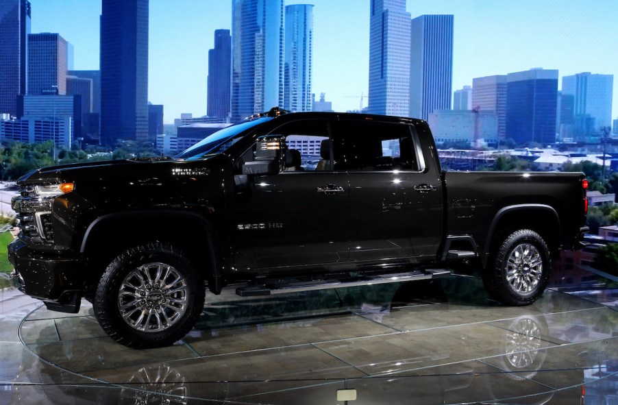 Chevy truck owner grinding into park without brakes