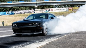 A Hellcat like this black one is in Ben Affleck's car collection.