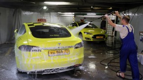 Is It Safe to Take an Electric Vehicle Through a Carwash? EV carwash