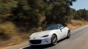 The 2022 Mazda MX-5 tops the list of the most fuel-efficient cars with fun, quick qualities.