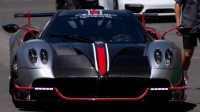 A Pagani is always a attention-grabbing supercar.