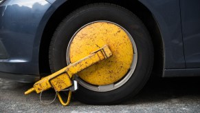 Parking Boot on a Car