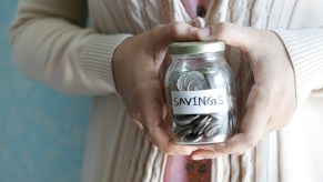 a jar full of change, first time car shoppers should start saving now