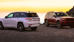 Redesigned Jeep Grand Cherokee models, including the Jeep Grand Cherokee L with three rows