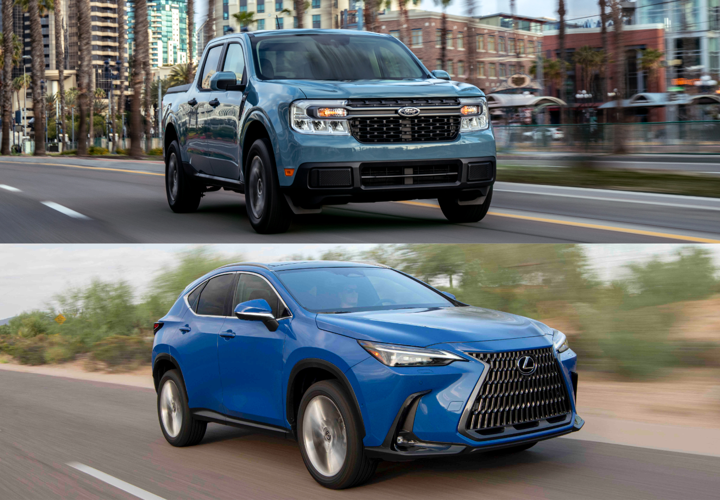 The Ford Maverick and Lexus NX are versatile hybrids