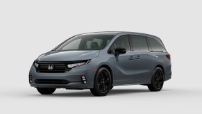 a gray 2023 Honda Odyssey in Sport trim