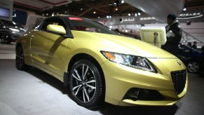 The 2013 Honda CR-Z coupe at the Canadian Auto Show.