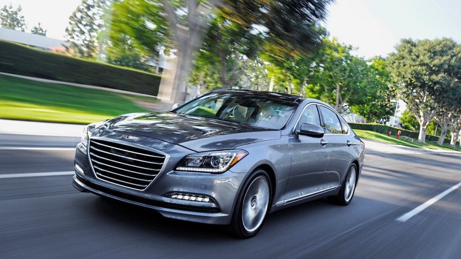 a 2016 hyundai genesis, a luxury sedan that is friendly on more budgets