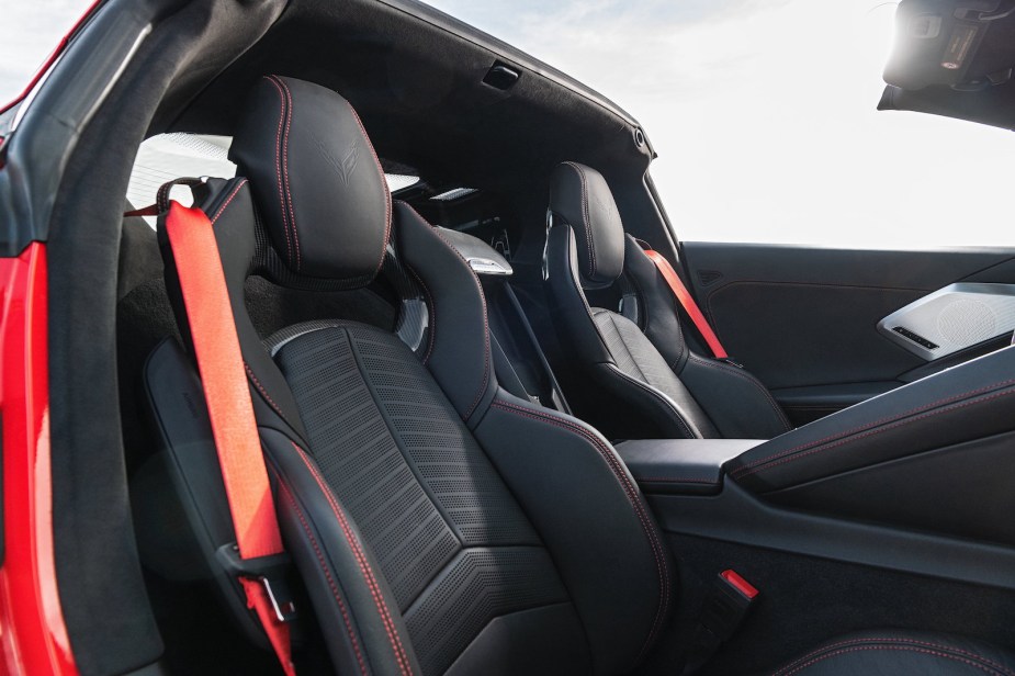 The interior of a 2020 Chevrolet Corvette