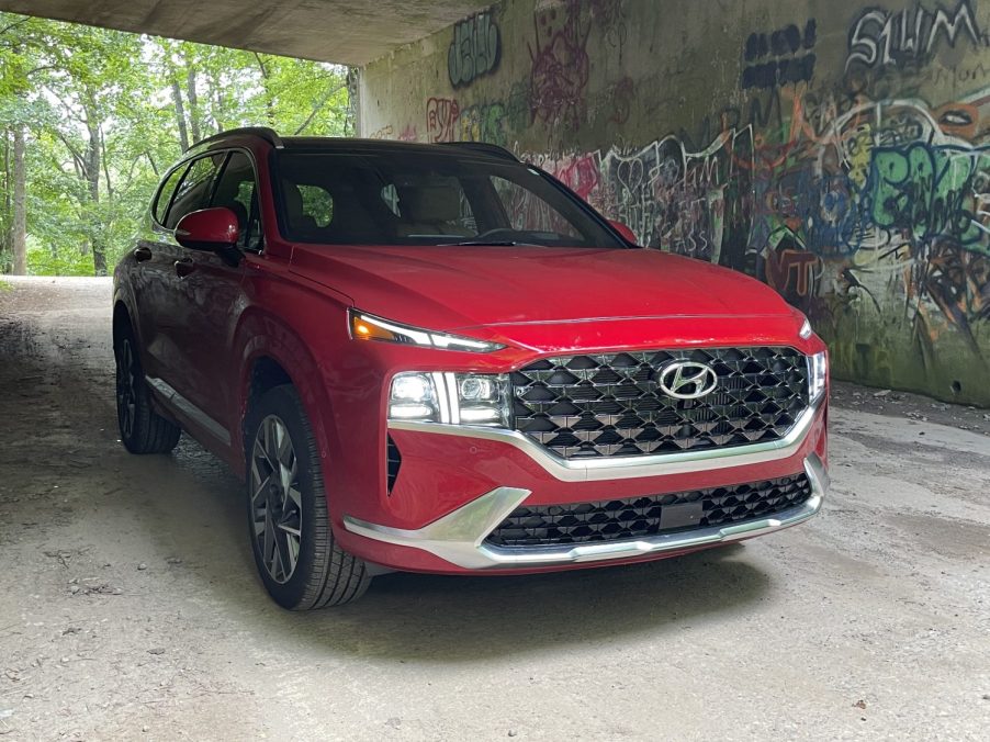 2022 Hyundai Santa Fe off-roading