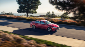 a 2022 hyundai sonata, a stylish midsize sedan that handled the iihs crash tests a bit better