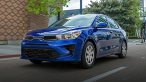 2022 Kia Rio in blue