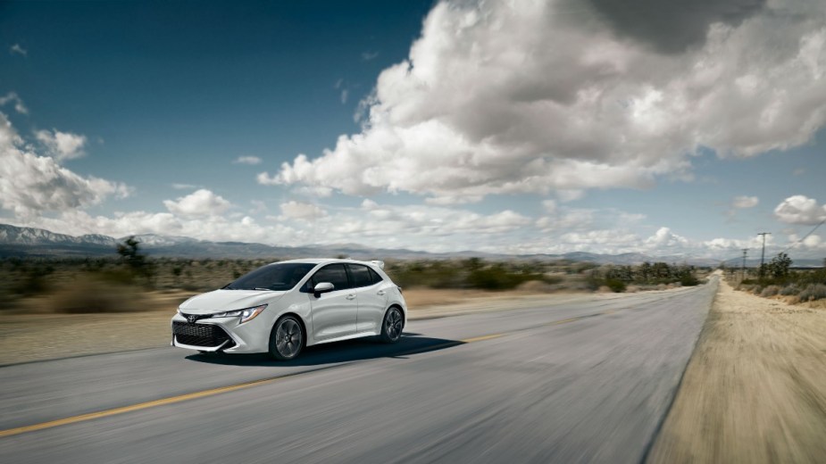 a 2022 toyota corolla, a popular model in the toyota line-up and a big part of the brand's future