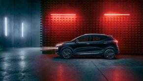 A dark colored 2023 Chevy Bolt EUV.