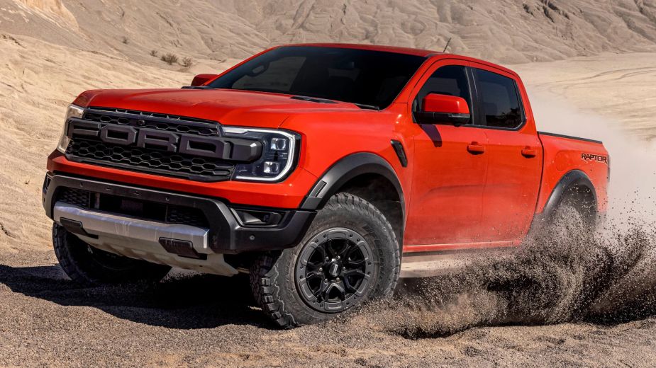 2023 Ford Ranger Raptor off-roading