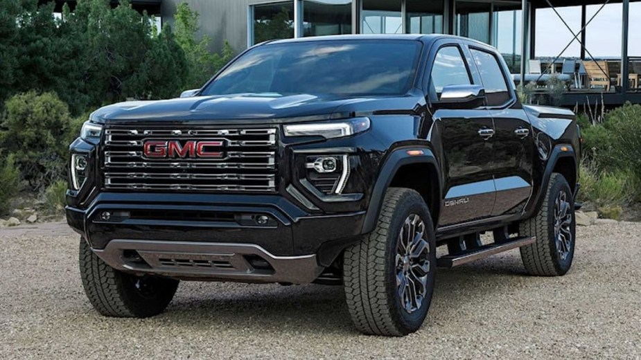 Black 2023 GMC Canyon Denali