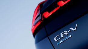 2023 Honda CR-V Hybrid compact SUV badging on the trunk