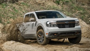 The 2023 Ford Maverick Tremor Off-Road package at work