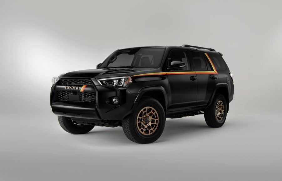 New Toyota 4Runner 40th Anniversary with an empty background