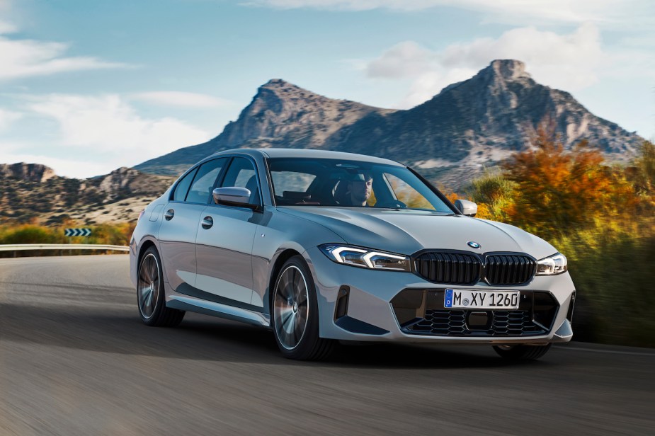 2022 BMW 3 Series driving