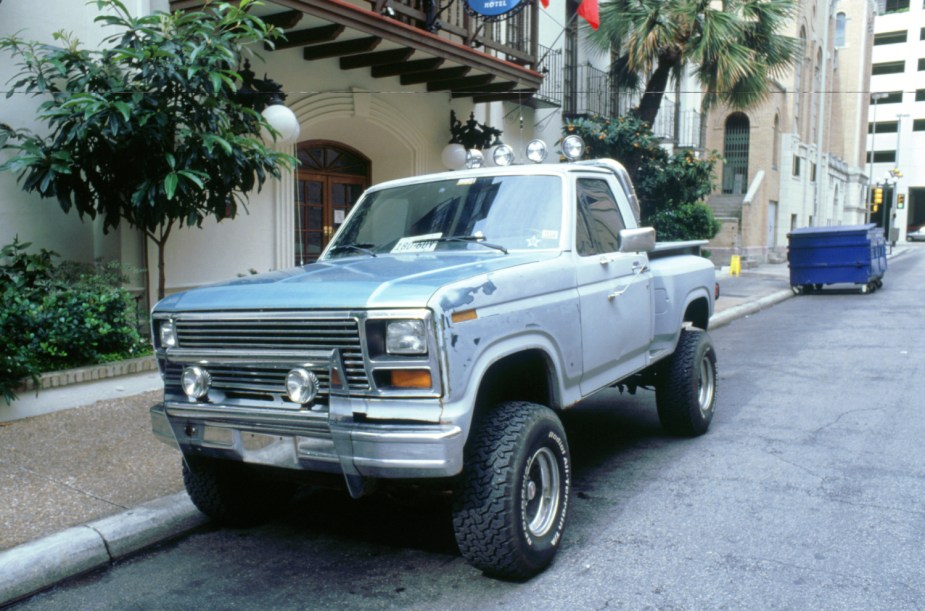 Buying a lifted pickup truck like this one offers a few benefits